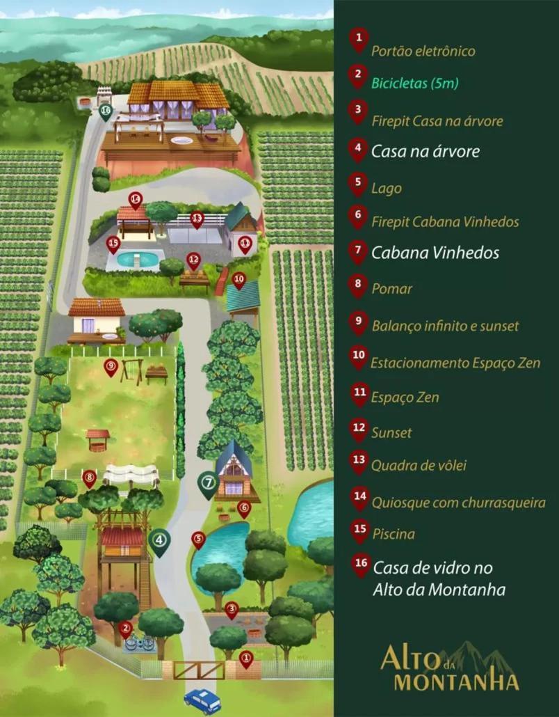 Casa Na Arvore Com Hidro, Piscina, Trilha, Cavalo Bento Gonçalves Εξωτερικό φωτογραφία
