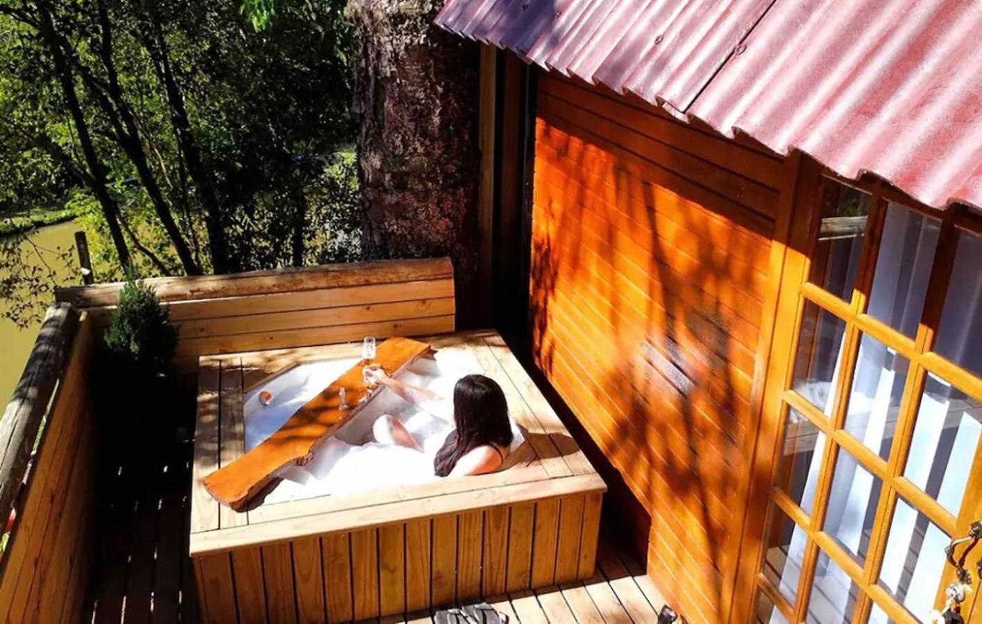 Casa Na Arvore Com Hidro, Piscina, Trilha, Cavalo Bento Gonçalves Εξωτερικό φωτογραφία